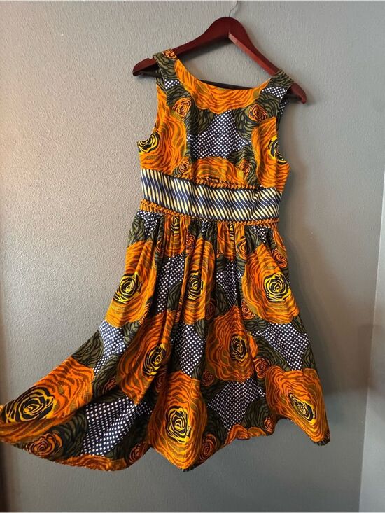 Anthropologie Dresses & Skirts - Anthropologie Mille Collines Moonrise Orange Floral Midi Dress